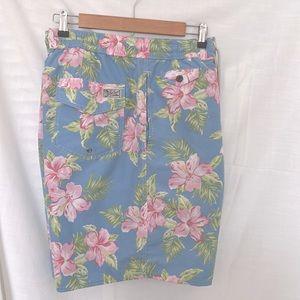 Polo Ralph Lauren Pastel Tropical Floral Swim Trunk | 3XB